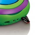 Lenco SCD-70 - Tragbares DAB+/FM- Radio CD/MP3-Player mit USB-Player - Mehrfarbig