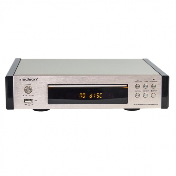 Madison Sound 10-7039 CD Player/FM Tuner, 3 kg, Schwarz, Silber, Persönlicher CD-Player