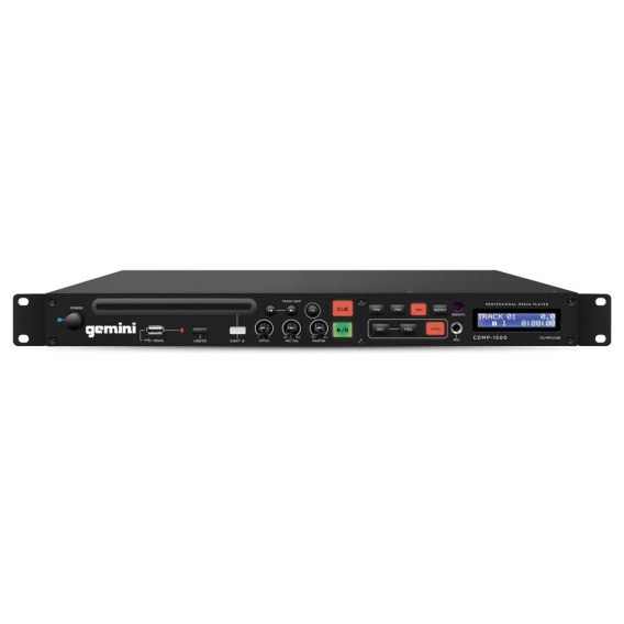 Gemini CDMP-1500 lecteur professionnel CD/MP3/USB simple (1U)