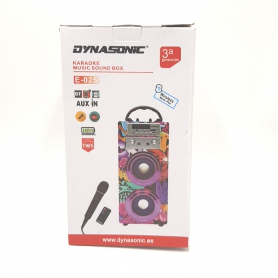DYNASONIC 3. Generation Modell 2021 Karaoke mit Mikrofon Audio Geschenke (46,98)