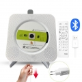 Tragbarer CD-Player, an der Wand montierbare Bluetooth-Lautsprecher, Home Audio FM-Radio USB-MP3-Musik-Player, 3,5-mm-Kopfhörerb