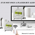 Tragbarer CD-Player, an der Wand montierbare Bluetooth-Lautsprecher, Home Audio FM-Radio USB-MP3-Musik-Player, 3,5-mm-Kopfhörerb