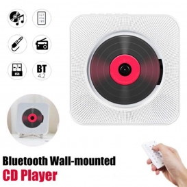 More about KC-808 CD-Player an der Wand Bluetooth-Lautsprecher Home Audio, unterstützt CD / Bluetooth / FM-Radio / AUX-Eingang / U-Disk, Fa