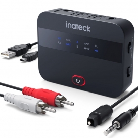 More about Inateck Bluetooth 5.0 Audio Adapter, aptX HD/aptX LL Bluetooth Transmitter Empfänger für TV, Kopfhörer, Lautsprecher, mit Anzeig