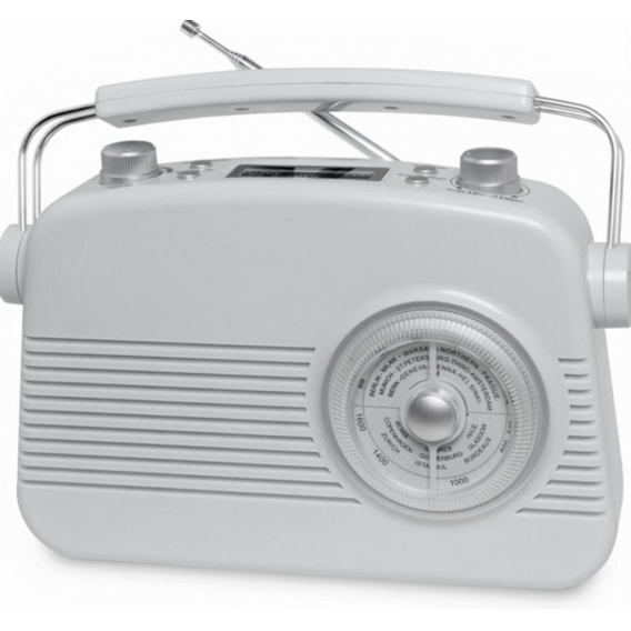 Terris Vintage-Radio mit Bluetooth und DAB+, in Weiß