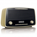 Lenco DAR-012WD - DAB+ FM-Radio mit Bluetooth, AUX-Eingang und Weckfunktion - Holz