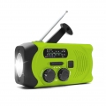 Solar Radio,Notfallradio Kurbelradio AM/FM/WB Wetter Radio LED Taschenlampe 2000mAh Power Bank,SOS Alarm Grün