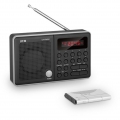 Transistor-Radio Ultimate Design AM  FM-Tuner 600 mAh Schwarz
