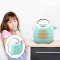 Bluetooth Kinder-Karaoke-Maschinen-Lautsprecher mit 1 Mikrofonen Mädchen Jungen Spielzeug Tragbar für Geburtstags-Festival-Gesch