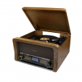 Soundmaster NR50 Nostalgie Stereo Musikcenter mit CD- u. Plattenspieler, DAB/UKW