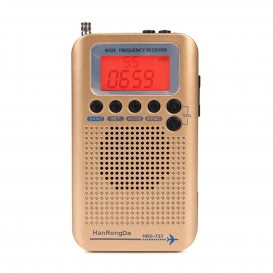 More about HanRongDa HRD-737 Tragbarer Full Band Radio Aircraft Bandempf?nger FM / AM / SW / CB / UKW / Air / VHF-Weltband mit LCD-Anzeige
