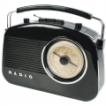 König AM/FM-Radio Retro-Design schwarz HAV-TR710BL