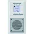 PEHA Design Unterputzradio/Einbauradio mit RDS und Weckfunktion Farbe: Weiss