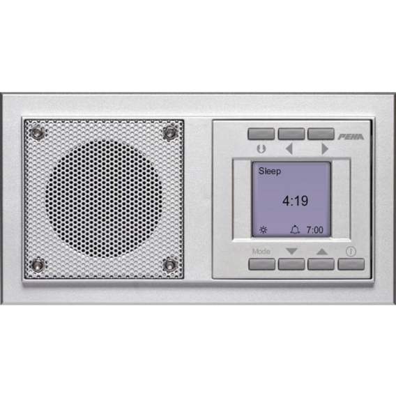 PEHA Design Unterputzradio/Einbauradio mit RDS und Weckfunktion Farbe: Weiss
