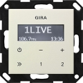 Gira 228401 UP-Radio RDS ohne Lautsprecher System 55 Cremeweiß