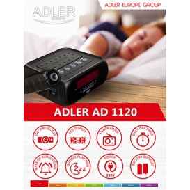 More about Adler AD 1120 Radiowecker mit Projektor und LED-Display Wecker Uhrenradio Alarm
