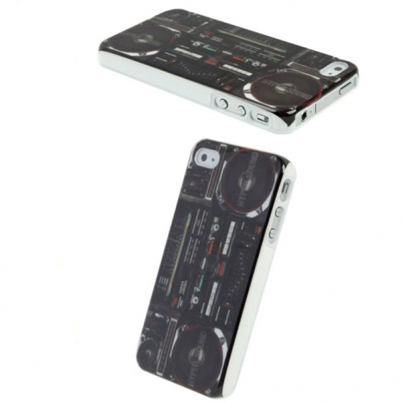 Schutzhülle Hard Case Hülle für Handy iPhone 4 / 4s Kofferradio