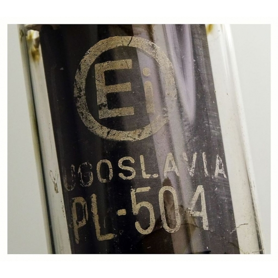 PL504 Strahlbündelröhre. Eine Radioröhre/Elektronenröhre von Ei Yugoslavia ID1116
