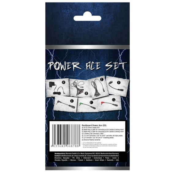 ROCKBOARD Power Ace Set / 9V PSU (EU)