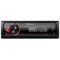 Pioneer MVH-130DAB 1 DIN Media Autoradio DAB+ Short Body USB AUX passend für Opel Corsa D 2006-2014 stealth black