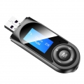 T13 USB Audio Transmitter Empf?nger Bluetooth 5.0 Drahtloser Musikadapter LCD-Display 3,5 mm AUX Audio Adapter mit Mikrofon fš¹r