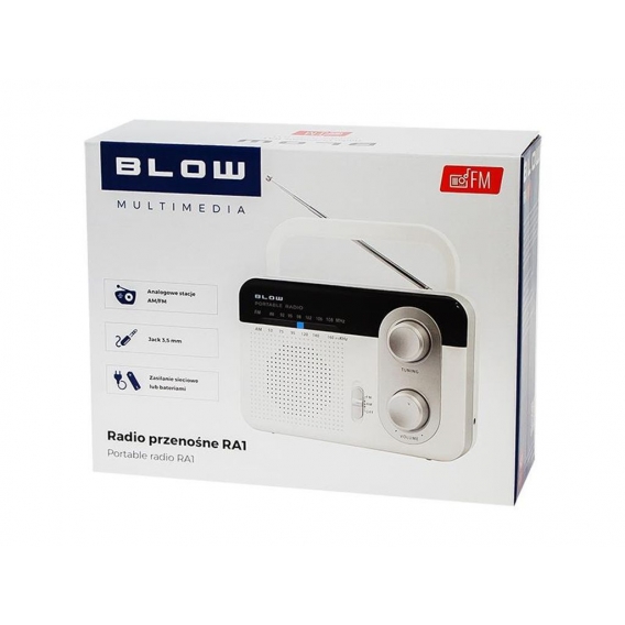 Blow 77-530＃ Personal Radio schwarz, white
