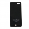 Wireless Ladeschale Batterieladestation Rückseiten Hülle Drahtlos Ladefunktion für iPhone 5/5s - Schwarz