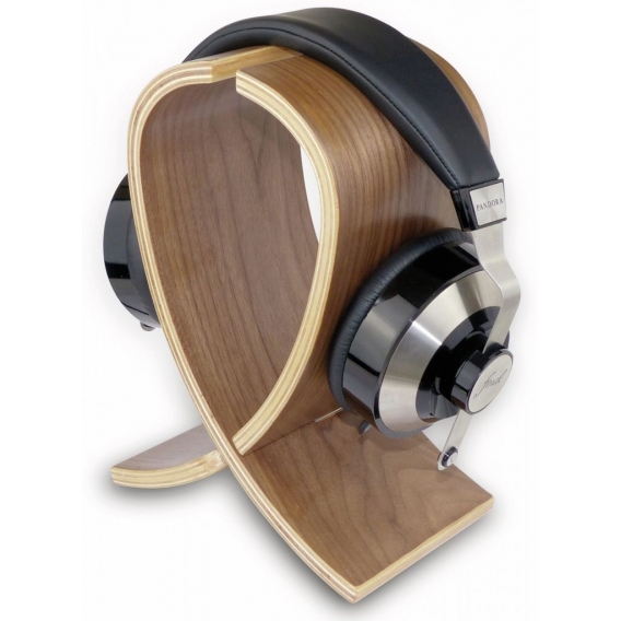 Dynavox Kopfhörerständer KH-250 aus Birke und Walnuss-Funier