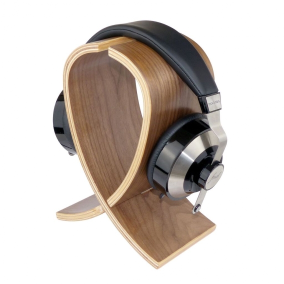 Dynavox Kopfhörerständer KH-250 aus Birke und Walnuss-Funier