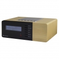 Soundmaster UR180 DAB+/UKW PLL-Uhrenradio im Holzdesign, verschiedene Varianten Farbe: Hellbraun