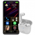 Smartphone Beafon M6S premium + drahtlose Kopfhörer Thomson