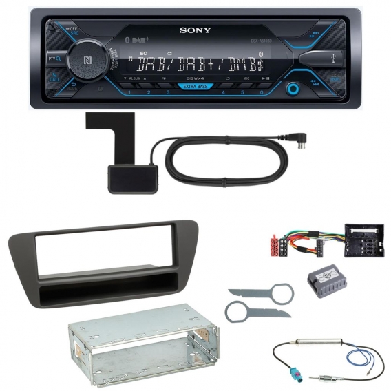 Sony DSX-A510BD Bluetooth Digitalradio Einbauset für Audi Q3 8U