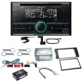 Kenwood DPX-7200DAB Bluetooth USB CD Digitalradio DAB+ Einbauset für Audi A6 4B