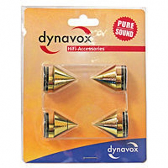 Dynavox Sub-Watt-Absorber 4er Set Messing
