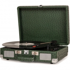 More about Crosley Cruiser Deluxe - Ostrich Green Suitcase Turntable