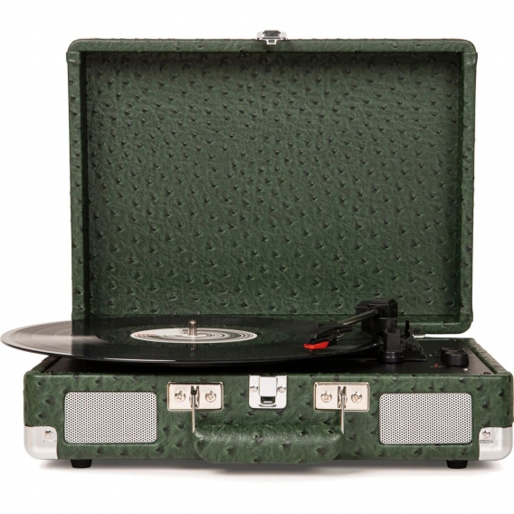 Crosley Cruiser Deluxe - Ostrich Green Suitcase Turntable