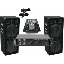 More about Das PA-SET 50 Power Ibiza Anlage DJ 3Wege 4 x 30 cm Bass USB Musikanlage 3000 W