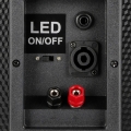 Fenton TL 810 LED PA-Lautsprecher , 700 W max. , passiver 3-Wege-Lautsprecher , 10" (25 cm) Tiefenfrequenz-Woofer , 8" (20 cm) M
