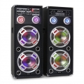 Fenton / Skytec KA-210 aktives Karaoke-PA-Lautsprecher Set USB SD AUX
