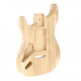 More about Unvollendeter Gitarrenkörper Gitarrenfass Accs Holz-Upgrade-Teile Handgefertigter, polierter, blanker Gitarrenkörper für E-Gitar