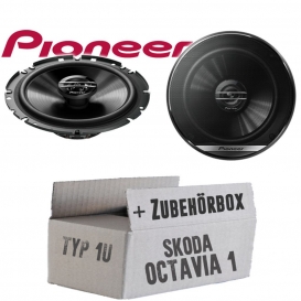 More about Lautsprecher Boxen Pioneer TS-G1720F - 16,5cm 2-Wege Koax Koaxiallautsprecher Auto Einbausatz - Einbauset für Skoda Octavia 1 1U