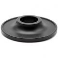 vhbw stabiler Standfuß Untersetzer kompatibel mit Apple HomePod fürLautsprecherständer aus Aluminium in schwarz