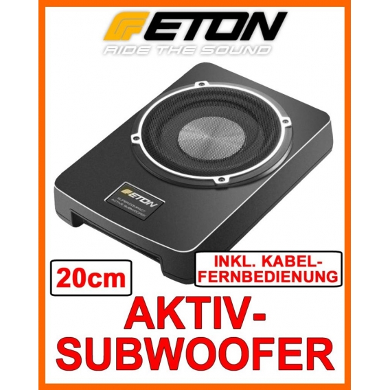 ETON USB8 20 cm Aktiv-Subwoofer mit integriertem Verstärker USB 8