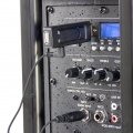 2200 W PA-pakket - 12 "Luidsprekers + 15" voetstuk + voeten + UHF-microfoon - USB / BLUETOOTH + kabels