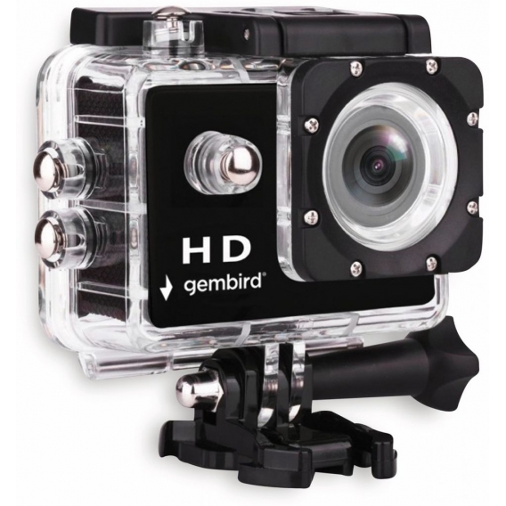 Gembird HD Action-Kamera 1080p - wasserdicht mit Mikrofon - Action-Kamera wasserdicht