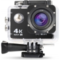 4K WiFi Action Kamera, 16MP wasserdichte Sportkamera Actioncam Helmkamera mit 2 Stück Wiederaufladbare Batterien 170° Ultra Weit