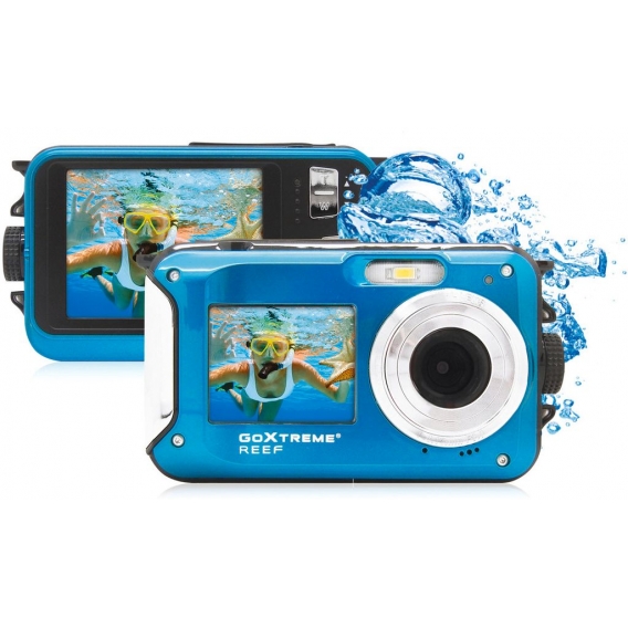 Easypix GoXtreme Reef 24MP Full HD 130g Action-Sportkamera, Blau