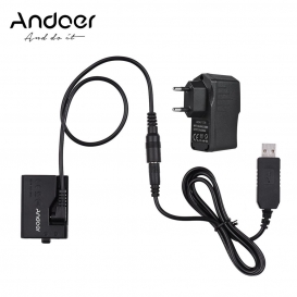 More about Andoer ACK-E10 5-V-USB-Dummy-Batterie-Gleichstromkoppler (Ersatz fuer LP-E10) mit Netzteil Kompatibel mit Canon EOS Rebel T3 / T