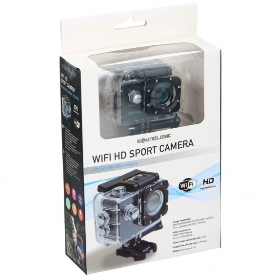 Soundlogic Action Pro 1080P Ultra HD Sports Camera - Full HD Action Cam