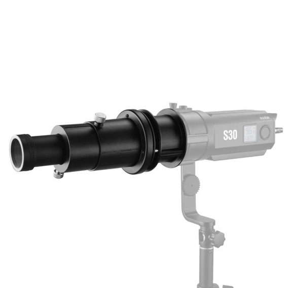 Projektionsvorsatz mit SA-01 85-mm-Objektiv Kompatibel mit LED-Videolicht mit Godox S30-Fokussierung